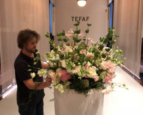 Florale arrangement TEFAF NY Fall 2017